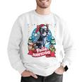 Boston Terrier Santa Claus Coffee Mug Merry Christmas Dogs Men Graphic Sweatshirt, Boston Terrier Christmas Sweatshirts, funny gift