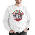 Boston Terrier Santa Claus Elf Reindeer Christmas Dog X-Mas Men Graphic Sweatshirt, Boston Terrier Christmas Sweatshirts, funny gift