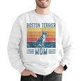 Dog Boston Terrier Mom Vintage Boston Terrier Mom Men Graphic Sweatshirt, Boston Terrier Mom Sweatshirts, funny gift
