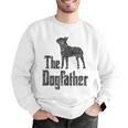 The Dogfather Boston Terrier Dog Funny Dog Gift T-Shirt For Men Women Girls Kids Men Graphic Sweatshirt, funny gift