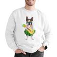 Hawaiian Boston Terrier Dog Pineapple Ukulele Summer For Men Women Girls Kids Men Graphic Sweatshirt, funny gift