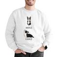 Inhale Exhale Yoga Boston Terrier Tshirt Men Graphic Sweatshirt, funny gift