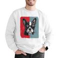 Retro Boston Terrier Dog Lover Bostie Mom Dad Dog Owner Men Graphic Sweatshirt, Boston Terrier Mom Sweatshirts, Boston Terrier Dad Sweatshirts, funny gift