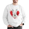 Valentine's Day Boston Terrier Dog Men Graphic Sweatshirt, funny gift