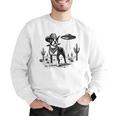 Vintage Boston Terrier UFO Western Wild West Dog Mom Dad Men Graphic Sweatshirt, Boston Terrier Mom Sweatshirts, Boston Terrier Dad Sweatshirts, funny gift