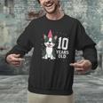 10 Years Old Birthday Boston Terrier Dog Lover 10th Party For Men Women Kids Men Graphic Sweatshirt, gift for family, gift for coworker