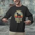 Best Dog Father Dad Vintage Boston Terrier For Men Women Men Graphic Sweatshirt, Boston Terrier Dad Sweatshirts, gift for family, gift for coworker