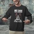 Boston Terrier American Gentleman Dog Lover I'm Well Trained Men Graphic Sweatshirt, American Boston Terrier Sweatshirts, gift for family, gift for coworker
