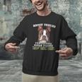 Boston Terrier Brindle Dog Professional Human Trainer Men Graphic Sweatshirt, gift for family, gift for coworker