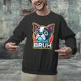 Boston Terrier Bruh Dog Lover Men Graphic Sweatshirt, gift for family, gift for coworker