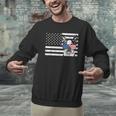 Boston Terrier Dog 4th Of July US American Flag Patriotic Men Graphic Sweatshirt, American Boston Terrier Sweatshirts, Patriotic Boston Terrier Sweatshirts, Boston Terrier 4th Of July Sweatshirts, gift for family, gift for coworker