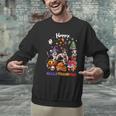 Boston Terrier Dog Christmas Happy Hallothankmas Halloween For Men Women Kids Men Graphic Sweatshirt, Boston Terrier Halloween Sweatshirts, Boston Terrier Christmas Sweatshirts, gift for family, gift for coworker