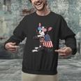 Boston Terrier Dog Merica 4th Of July Usa American Flag Men Men Graphic Sweatshirt, American Boston Terrier Sweatshirts, Boston Terrier 4th Of July Sweatshirts, gift for family, gift for coworker