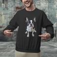 Boston Terrier Dog Motif Pet Art Boston Terrier Men Women Kids Men Graphic Sweatshirt, gift for family, gift for coworker