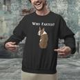 Boston Terrier Who Farted Men Graphic Sweatshirt, gift for family, gift for coworker