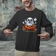 Boston Terrier Ghost Boo Halloween Kids Men Graphic Sweatshirt, Boston Terrier Ghost Sweatshirts, Boston Terrier Halloween Sweatshirts, gift for family, gift for coworker
