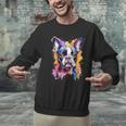 Boston Terrier Lover Pop Art Color Boston Terrier Dog For Men Women Girls Kids Men Graphic Sweatshirt, gift for family, gift for coworker