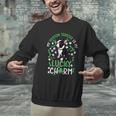 My Boston Terrier Is My Lucky Charm Paw Dog St Patrick's Day Men Graphic Sweatshirt, gift for family, gift for coworker