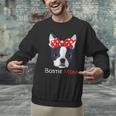 Boston Terrier Mom Bostie Women Girls Men Graphic Sweatshirt, Boston Terrier Mom Sweatshirts, gift for family, gift for coworker