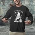 Boston Terrier Mom Dad Dog Alien UFO Men Graphic Sweatshirt, Boston Terrier Mom Sweatshirts, Boston Terrier Dad Sweatshirts, gift for family, gift for coworker