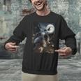 Boston Terrier Selfie Full Moon Flying Witch Halloween Dog Men Graphic Sweatshirt, Boston Terrier Halloween Sweatshirts, gift for family, gift for coworker
