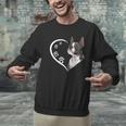 Boston Terrier Shirts For Women Girls Kids Heart Cute Men Graphic Sweatshirt, gift for family, gift for coworker