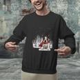 Boston Terrier In The Snow Merry Christmas Winter Men Graphic Sweatshirt, Boston Terrier Christmas Sweatshirts, gift for family, gift for coworker