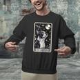 Boston Terrier Tarot Card Star With The Moon Men Women Kids Men Graphic Sweatshirt, Boston Terrier Tarot Sweatshirts, gift for family, gift for coworker