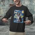 Boston Terrier Van Gogh Starry Night Men Graphic Sweatshirt, gift for family, gift for coworker
