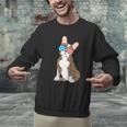 Brindle Boston Terrier Dog Patriotic Shirt USA Flag Men Graphic Sweatshirt, Patriotic Boston Terrier Sweatshirts, gift for family, gift for coworker