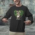 Cute Boston Terrier Shamrock St Patrick's Day Dog Lover Men Women Kids Men Graphic Sweatshirt, gift for family, gift for coworker