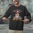 This Girl Loves Watermelon And Her Boston Terrier Dog Mother Men Graphic Sweatshirt, gift for family, gift for coworker