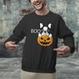 The Halloween Boston Terrier Men Graphic Sweatshirt, Boston Terrier Halloween Sweatshirts, gift for family, gift for coworker
