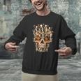 Halloween Costume Skull Boston Terrier Dog Lover For Men Women Kids Men Graphic Sweatshirt, Boston Terrier Halloween Sweatshirts, gift for family, gift for coworker