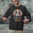 Retro Boston Terrier Dad Men Graphic Sweatshirt, Boston Terrier Dad Sweatshirts, gift for family, gift for coworker