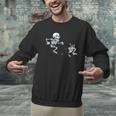 Skeleton Chasing Dog Boston Terrier Halloween Pet Lover Men Graphic Sweatshirt, Boston Terrier Halloween Sweatshirts, gift for family, gift for coworker