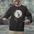 Spooky Halloween Moon Boston Terrier Boston Bull Bostie Men Graphic Sweatshirt, Boston Terrier Halloween Sweatshirts, gift for family, gift for coworker