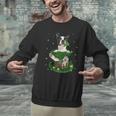 St Patrick's Day Leprechaun Boston Terrier Dog Shamrock For Men Women Kids Men Graphic Sweatshirt, gift for family, gift for coworker