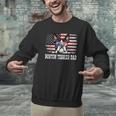 Vintage Boston Terrier Dad American Flag Father's Day Men Graphic Sweatshirt, American Boston Terrier Sweatshirts, Boston Terrier Dad Sweatshirts, gift for family, gift for coworker