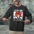 Vintage Japanese Dogzilla Boston Terrier Men Graphic Sweatshirt, gift for family, gift for coworker