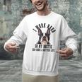 Bostie Mama Dog Dad Boston Terrier For Men Women Men Graphic Sweatshirt, Boston Terrier Dad Sweatshirts, gift for family, gift for coworker
