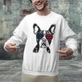 Boston Terrier Dog 4th July America USA Flag Men Women Kids Men Graphic Sweatshirt, Boston Terrier 4th Of July Sweatshirts, gift for family, gift for coworker