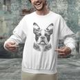Boston Terrier Dog Bostie Nature Memorial Idea Men Women Men Graphic Sweatshirt, gift for family, gift for coworker