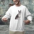 Boston Terrier Dog Dad Boston Terrier Dog Lovers Men Graphic Sweatshirt, Boston Terrier Dad Sweatshirts, gift for family, gift for coworker