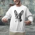 Boston Terrier Dog Motif Pet Illustration Boston Terrier For Men Women Kids Men Graphic Sweatshirt, gift for family, gift for coworker