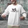 Boston Terrier Dog Official Sleeping Men Women Girls Kids Men Graphic Sweatshirt, gift for family, gift for coworker