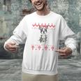 Boston Terrier Dog Santa Hat Men Kids Ugly Christmas Light Men Graphic Sweatshirt, Boston Terrier Christmas Sweatshirts, gift for family, gift for coworker