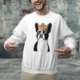 Boston Terrier Dog Wearing Crown For Men Women Girls Kids Men Graphic Sweatshirt, gift for family, gift for coworker