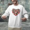Boston Terrier Heart Valentine Boston Terrier Men Graphic Sweatshirt, gift for family, gift for coworker