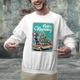 Boston Terrier Merry Christmas Tree Truck Dog X-Mas Men Graphic Sweatshirt, Boston Terrier Christmas Sweatshirts, gift for family, gift for coworker
